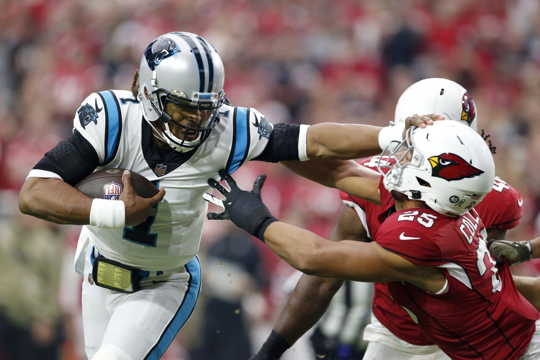 APTOPIX Panthers Cardinals Football